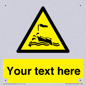 Custom Warning wind over tide conditions